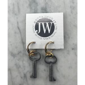 John Wind maximum art key earrings